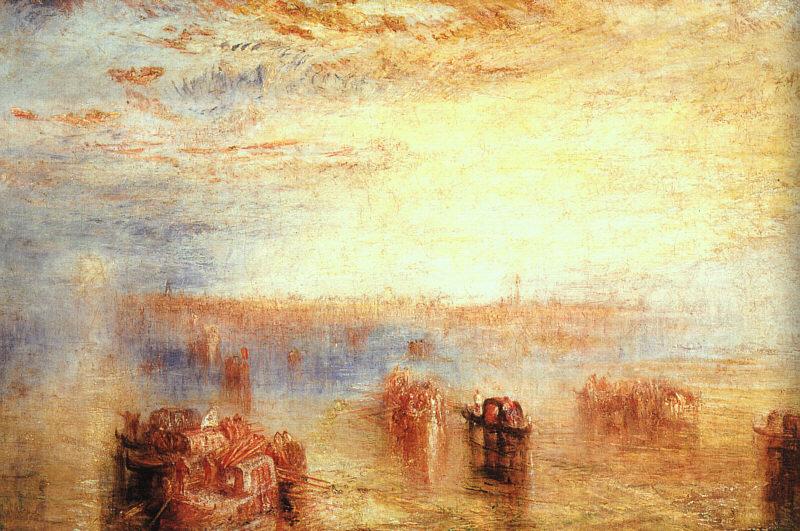 Joseph Mallord William Turner Approach to Venice Sweden oil painting art